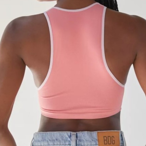 Women’s Urban Outfitters Pink sleeveless Crop Top M/L - Picture 6 of 6